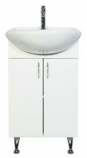 Тумба с раковиной Orange Роса LA-45TUW+RA белый